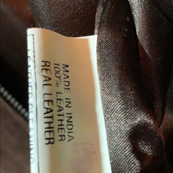 VTG SAGUARO WEST SUEDE LEATHER VEST CHOCOLATE BROWN ZIPPER CLOSE - Picture 6 of 6